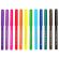 Фломастеры набор Deli  ColoRun вентилир. 12цв.пакет с европодвес., EC10003