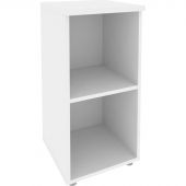 Стеллаж 0MX_ONIX  узкий низкий O.SU-3 белы й бриллиант Ш400Г420В823