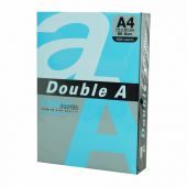 Бумага цветная DOUBLE A, А4, 80 г/м2, 500 л., интенсив, синяя Бумага цветная DOUBLE A, А4, 80 г/м2, 500 л., интенсив, синяя
