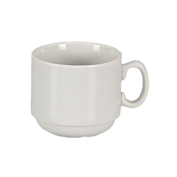 Чашка кофейная Мокко, фарфор белая 100мл (6С0138)