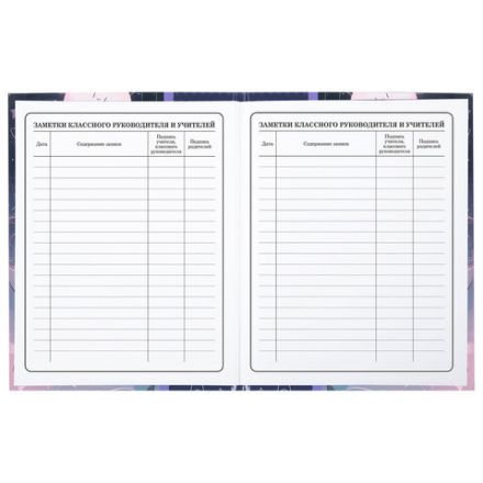 Дневник 1-4 класс 48 л., твердый, ЮНЛАНДИЯ, глянцевая ламинация, с подсказом, "Сказочный сон", 106828