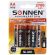 Батарейки аккумуляторные Ni-Mh пальчиковые КОМПЛЕКТ 6 шт., АА (HR6) 2700 mAh, SONNEN, 455608