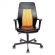 Кресло VB_EChair-225 PTW к/з черный, сетка оранжевая (TW38-3)