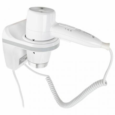 Фен для волос настенный KSITEX F-1800 W, 1800 Вт, пластик/металл, 2 скорости, белый Фен для волос настенный KSITEX F-1800 W, 1800 Вт, пластик/металл, 2 скорости, белый