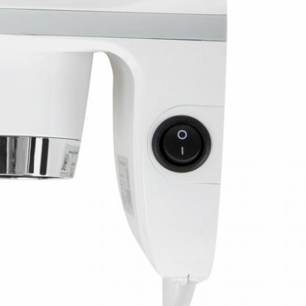 Фен для волос настенный KSITEX F-1800 W, 1800 Вт, пластик/металл, 2 скорости, белый Фен для волос настенный KSITEX F-1800 W, 1800 Вт, пластик/металл, 2 скорости, белый