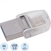 Флеш-память Kingston microDuo 3C, 64Gb, USB 3.1 G1, Type-C, с, DTDUO3C/64GB Флеш-память Kingston microDuo 3C, 64Gb, USB 3.1 G1, Type-C, с, DTDUO3C/64GB