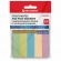 Закладки клейкие в книжке BRAUBERG PASTEL 200 штук: 50х15 мм 5 цветов х 25 листов, 50х75 мм 3 цвета х 25 листов, 115582