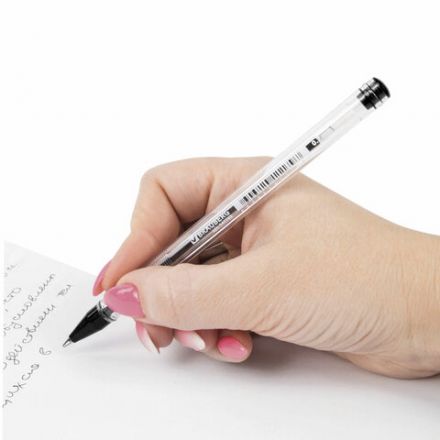 Ручка шариковая масляная BRAUBERG "Rite-Oil", ЧЕРНАЯ, корпус прозрачный, узел 0,7 мм, линия письма 0,35 мм, 142147 Ручка шариковая масляная BRAUBERG "Rite-Oil", ЧЕРНАЯ, корпус прозрачный, узел 0,7 мм, линия письма 0,35 мм, 142147