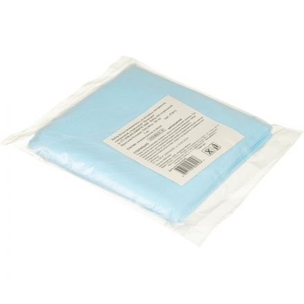 Простыня стерил. 210x140см спанбонд пл.25, голубой, 1шт, 4730/1