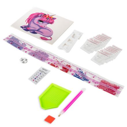 Картина стразами (алмазная мозаика) 20х20 см, ЮНЛАНДИЯ "Единорожек", картон, 662431 Картина стразами (алмазная мозаика) 20х20 см, ЮНЛАНДИЯ "Единорожек", картон, 662431