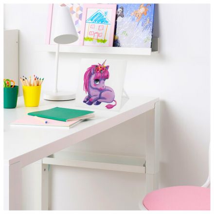 Картина стразами (алмазная мозаика) 20х20 см, ЮНЛАНДИЯ "Единорожек", картон, 662431 Картина стразами (алмазная мозаика) 20х20 см, ЮНЛАНДИЯ "Единорожек", картон, 662431