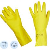 Перчатки латексные Vileda Professional Контракт желтые (размер 8.5-9, L, артикул производителя 101018)