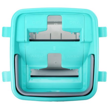 Швабра с отжимом и ведром 9л/7л двухкамерное, 3 насадки из микрофибры, рукоятка 130см, бирюзовый, Compact Mop, LAIMA, 607389 Швабра с отжимом и ведром 9л/7л двухкамерное, 3 насадки из микрофибры, рукоятка 130см, бирюзовый, Compact Mop, LAIMA, 607389