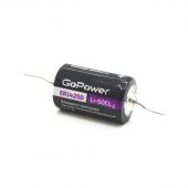 Батарейка GoPower 14250 1/2AA PC1 Li-SOCl2 3.6V с выводами 1/10/500 Батарейка GoPower 14250 1/2AA PC1 Li-SOCl2 3.6V с выводами 1/10/500