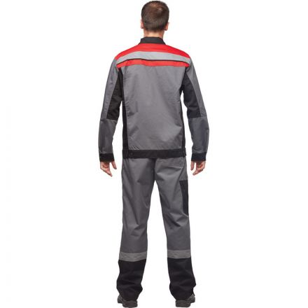 Костюм рабочий летний муж. л19-КБР сер/красн кур/бр (р.64-66) 182-188 Костюм рабочий летний муж. л19-КБР сер/красн кур/бр (р.64-66) 182-188