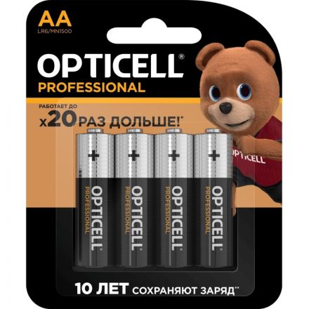 Батарейка OPTICELL Professional AA 4шт/уп Батарейка OPTICELL Professional AA 4шт/уп