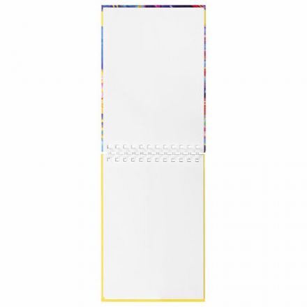 Скетчбук белая бумага 100 г/м2 165х240 мм, 80 л., гребень, твердая обложка, BRAUBERG ART DEBUT, 112985