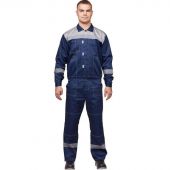 Костюм рабочий летний муж. л20-КБР синий/сер (р.56-58) 170-176 Костюм рабочий летний муж. л20-КБР синий/сер (р.56-58) 170-176