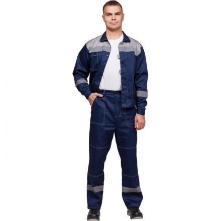 Костюм рабочий летний муж. л20-КБР синий/сер (р.56-58) 170-176 Костюм рабочий летний муж. л20-КБР синий/сер (р.56-58) 170-176