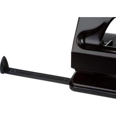 Дырокол Sax 506 до 40 листов черный с линейкой