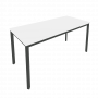 Slim Стол письменный на металлокаркасе С.СП-6 Белый/Антрацит металл 1580*720*750