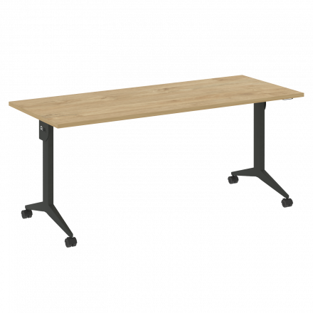 X-Pull Стол складной мобильный X.M-5.7 Тиквуд светлый/Антрацит металл 1780*720*753