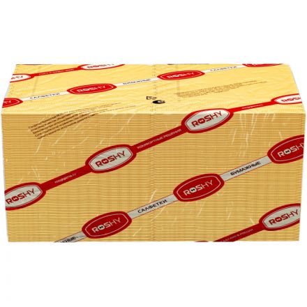 Салфетки Profi Pack 2 сл. 24х24 желтые 250 шт./уп.