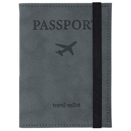 Обложка для паспорта с карманами и резинкой, мягкая экокожа, "PASSPORT", серая, BRAUBERG, 238203 Обложка для паспорта с карманами и резинкой, мягкая экокожа, "PASSPORT", серая, BRAUBERG, 238203
