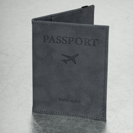 Обложка для паспорта с карманами и резинкой, мягкая экокожа, "PASSPORT", серая, BRAUBERG, 238203 Обложка для паспорта с карманами и резинкой, мягкая экокожа, "PASSPORT", серая, BRAUBERG, 238203