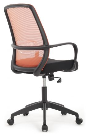 Кресло Фаст W-207 Черный Пластик/Оранжевый