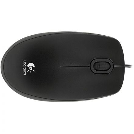 Мышь компьютерная Logitech B100 черная Мышь компьютерная Logitech B100 черная