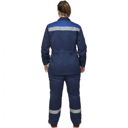 Костюм рабочий летний жен. л16-КПК с СОП син/вас (р.60-62) 158-164