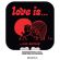 Драже освежающие в форме сердца LOVE IS, вкус клубника, 20 г, 709241