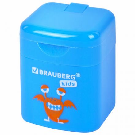 Точилка BRAUBERG KIDS "Монстрик", с контейнером, корпус ассорти, 271946 Точилка BRAUBERG KIDS "Монстрик", с контейнером, корпус ассорти, 271946