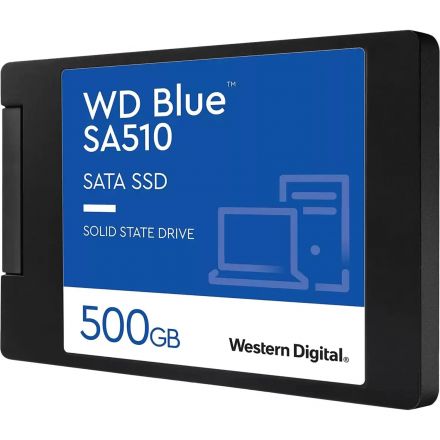 SSD накопитель WD BLUE SA510 500Gb 2,5 (WDS500G3B0A.EU)