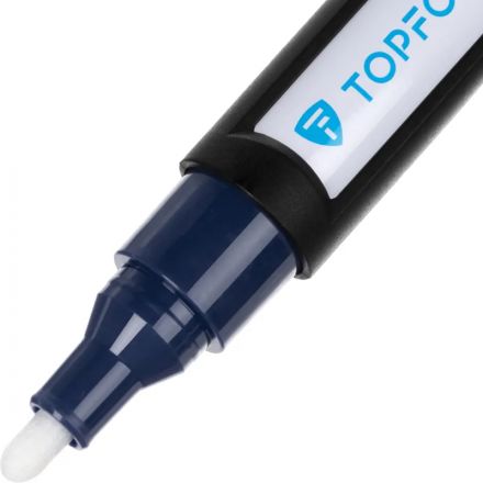 Маркер лаковый TOPFORT Industrial Plus 4 мм синий Маркер лаковый TOPFORT Industrial Plus 4 мм синий