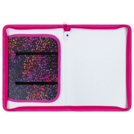 Папка для труда на молнии ЮНЛАНДИЯ А4, 1 отделение, откидная планка, органайзер, "True friend", 272221