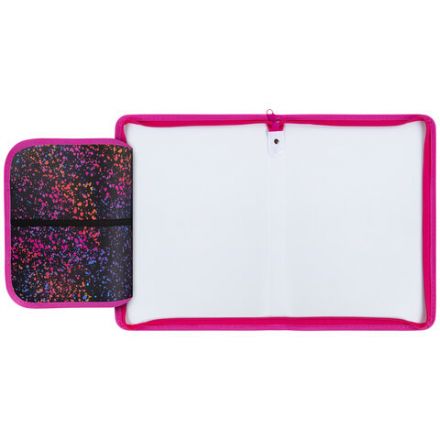 Папка для труда на молнии ЮНЛАНДИЯ А4, 1 отделение, откидная планка, органайзер, "True friend", 272221