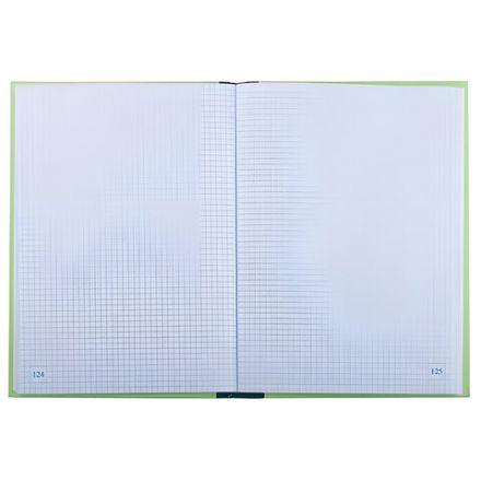 Книга учета 128 л., клетка, твердая, картон, блок офсет, нумерация, А4 205х287 мм, STAFF, 130062