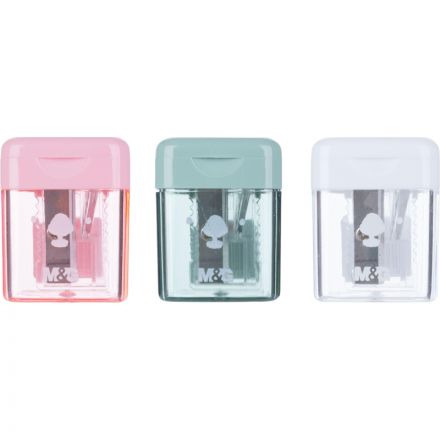 Точилка ручная M&G Summer Cha Cha, 1 отв., контейнер, ассорти