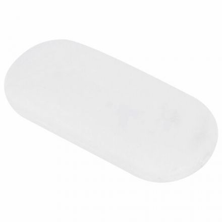 Ластик BRAUBERG "Oval", 55х23х10 мм, белый, овальный, 222471