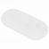 Ластик BRAUBERG "Oval", 55х23х10 мм, белый, овальный, 222471