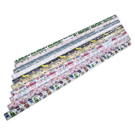 Бумага упаковочная подарочная мелованная "For Kids", 70x100 см, 10 дизайнов ассорти, ЗОЛОТАЯ СКАЗКА, 591918 Бумага упаковочная подарочная мелованная "For Kids", 70x100 см, 10 дизайнов ассорти, ЗОЛОТАЯ СКАЗКА, 591918