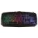 Клавиатура проводная SONNEN Q9M, USB, 104 клавиши + 10 мультимедийных, RGB, черная, 513511