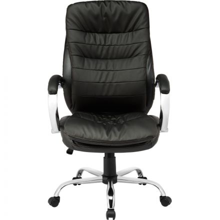 Кресло BN_Dp_Руководителя EChair-515 RT рецикл.кожа черная, Кресло BN_Dp_Руководителя EChair-515 RT рецикл.кожа черная,