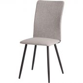 Стул Комус Мебель FABBI ткань рогожка, 45х55х93, серо-бежевый