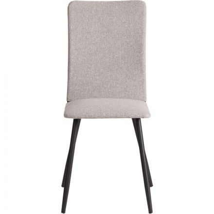 Стул Комус Мебель FABBI ткань рогожка, 45х55х93, серо-бежевый