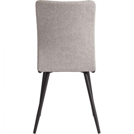 Стул Комус Мебель FABBI ткань рогожка, 45х55х93, серо-бежевый