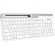 Клавиатура A4Tech Fstyler (FBK25 WHITE) белый/серый USB беспроводн/BT/Radio