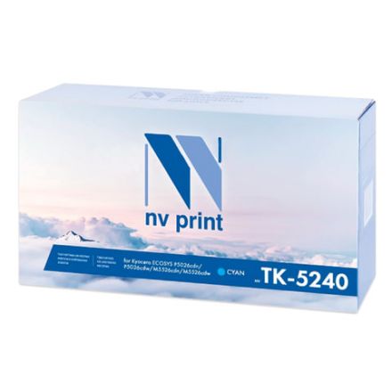 Тонер-картридж NV PRINT (NV-TK-5240C) для KYOCERA ECOSYS P5026cdn/w/M5526cdn, голубой, ресурс 3000 стр. Тонер-картридж NV PRINT (NV-TK-5240C) для KYOCERA ECOSYS P5026cdn/w/M5526cdn, голубой, ресурс 3000 стр.